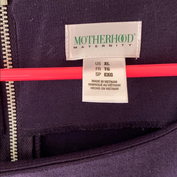 Motherhood Maternity Dress XL Purple - Picture 3 of 5